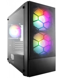 Купить Корпус 1STPLAYER FIREBASE X4-M [X4-M-BK-2F1P-1F1] черный в Техноленде