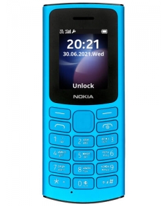 Купить Сотовый телефон Nokia 105 DS 4G (2021) голубой в Техноленде