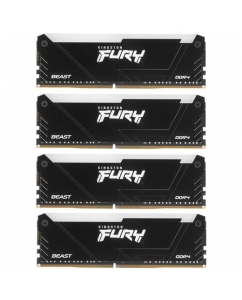 Купить Оперативная память Kingston FURY Beast Black RGB [KF432C16BB2AK4/32] 32 ГБ в Техноленде