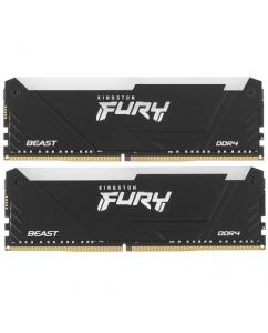 Купить Оперативная память Kingston FURY Beast Black RGB [KF436C17BB2AK4/32] 32 ГБ в Техноленде