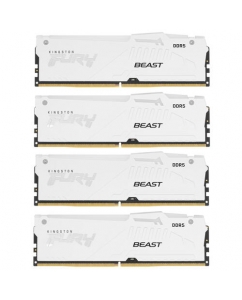 Купить Оперативная память Kingston FURY Beast White RGB [KF556C40BWAK4-128] 128 ГБ в Техноленде