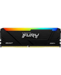 Купить Оперативная память Kingston FURY Beast Black RGB [KF432C16BB2A/32] 32 ГБ в Техноленде