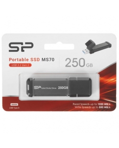 Купить 250 ГБ Внешний SSD Silicon Power MS70 [SP250GBUF3S70V1G] в Техноленде