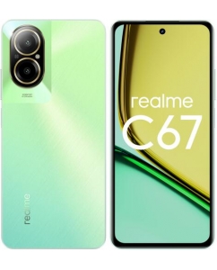 Купить 6.72" Смартфон realme C67 256 ГБ зеленый в Техноленде