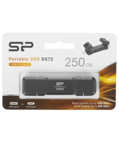 Купить 250 ГБ Внешний SSD Silicon Power DS72 [SP250GBUC3S72V1K] в Техноленде