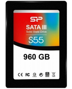 Купить 960 ГБ 2.5" SATA накопитель SiliconPower Slim S55 [SP960GBSS3S55S25] в Техноленде