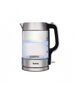 Купить Электрочайник Tefal Glass Kettle KI770D30 серебристый в Техноленде