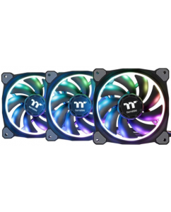 Купить Комплект вентиляторов Thermaltake Riing Plus 12 LED RGB Radiator Fan TT Premium Edition [CL-F053-PL12SW-A] в Техноленде