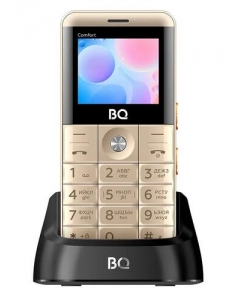 Купить Сотовый телефон BQ 2006 Comfort золотистый в Техноленде
