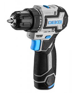 Купить Дрель-шуруповерт DEKO DEKO Loner 12V PRO 085-1011 безударная, безщеточная, в кейсе, 12В, 2x3.0Ач, кейс в Техноленде