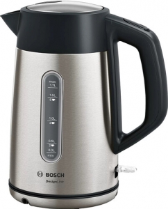 Купить Электрочайник Bosch TWK 4P440 серебристый в Техноленде