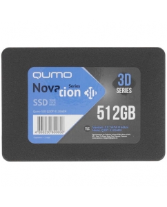 Купить 512 ГБ 2.5" SATA накопитель QUMO Novation 3D [Q3DT-512GAEN OEM] в Техноленде