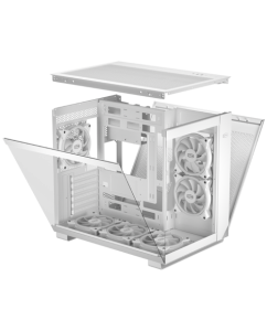 Купить Корпус PCCooler C3 T500 ARGB WH [C3-T500WHD6-GL] белый в Техноленде