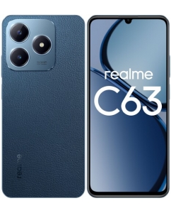 Купить 6.74" Смартфон realme С63 256 ГБ синий в Техноленде