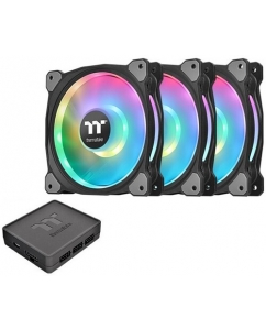 Купить Комплект вентиляторов Thermaltake Riing Duo 12 RGB Radiator Fan TT Premium Edition [CL-F073-PL12SW-A] в Техноленде