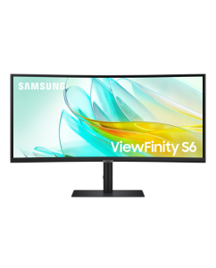 Купить 34" Монитор Samsung ViewFinity S6 S65UC черный в Техноленде