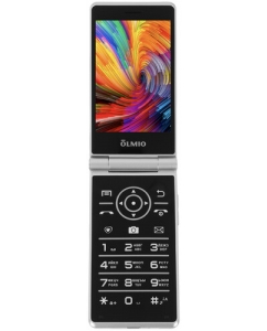 Купить Сотовый телефон Olmio F50 черный/серебристый в Техноленде