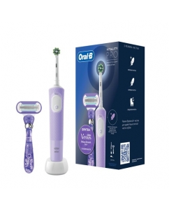 Купить Электрическая зубная щетка ORAL-B Vitality Pro D103.413.3 фиолетовый в Техноленде