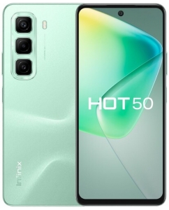 Купить 6.78" Смартфон Infinix HOT 50 128 ГБ зеленый в Техноленде