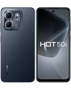 Купить 6.78" Смартфон Infinix HOT 50i 128 ГБ черный в Техноленде