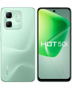 Купить 6.78" Смартфон Infinix HOT 50i 128 ГБ зеленый в Техноленде