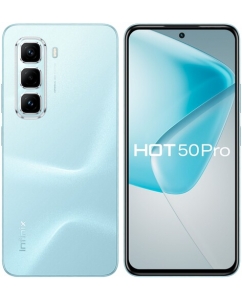 Купить 6.78" Смартфон Infinix HOT 50 Pro 256 ГБ голубой в Техноленде