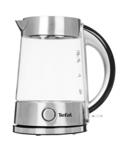 Купить Электрочайник Tefal Glass Kettle KI760D30 серебристый в Техноленде