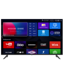 Купить 50" (127 см) LED-телевизор Rombica SMART QL50 черный в Техноленде