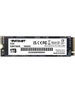 Купить 1000 ГБ SSD M.2 накопитель Patriot P320 [P320P1TBM28] в Техноленде