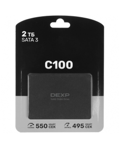 Купить 2048 ГБ 2.5" SATA накопитель DEXP C100 [C100SMYM2048] в Техноленде