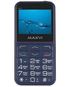 Купить Сотовый телефон Maxvi B231 синий в Техноленде