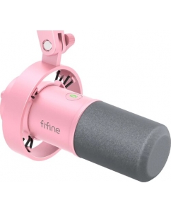 Купить Микрофонный комплект Fifine K688 розовый в Техноленде