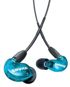 Купить Проводные наушники Shure SE215 синий в Техноленде