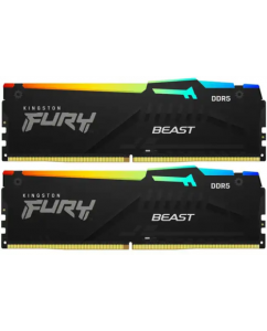 Купить Оперативная память Kingston FURY Beast Black RGB [KF560C30BBEAK2-32] 32 ГБ в Техноленде