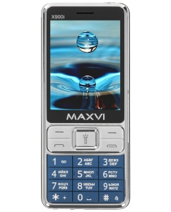 Купить Сотовый телефон Maxvi X900i синий/серебристый в Техноленде