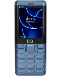 Купить Сотовый телефон BQ 2453 Quattro синий в Техноленде