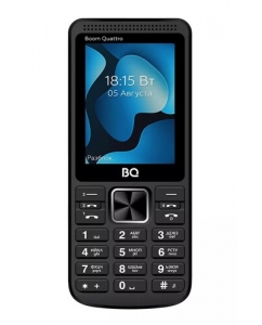 Купить Сотовый телефон BQ 2455 Boom Quattro черный/красный в Техноленде