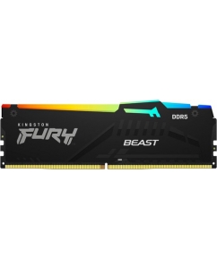 Купить Оперативная память Kingston FURY Beast Black RGB [KF560C30BBA-16] 16 ГБ в Техноленде