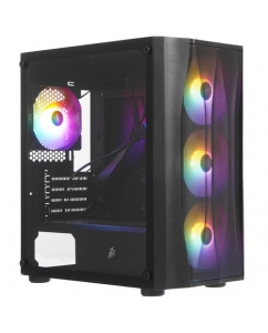 Купить Корпус 1STPLAYER FIREBASE X3-M [X3-M-BK-4F1] черный в Техноленде