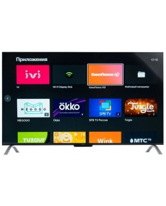 Купить 43" (108 см) LED-телевизор Яндекс ТВ Станция с Алисой YNDX-00093 черный в Техноленде