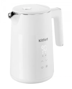 Купить Электрочайник Kitfort КТ-6715 белый в Техноленде