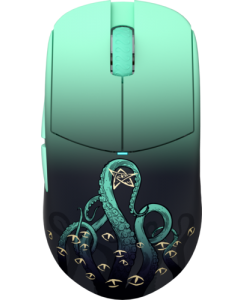 Купить Мышь беспроводная/проводная ARDOR GAMING Atlantis Nordic-R’lyeh  зеленый в Техноленде