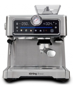 Купить Кофеварка рожковая Korting KCM 1013 SA Bravo серый в Техноленде