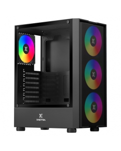 Купить Корпус XASTRA A301 [A301-BK-FC120FRGB-4F-GL] черный в Техноленде