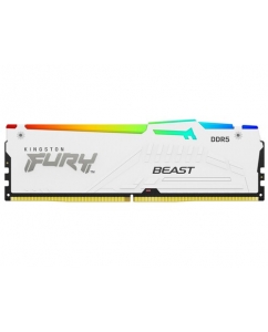 Купить Оперативная память Kingston FURY Beast White RGB [KF560C30BWA-16] 16 ГБ в Техноленде
