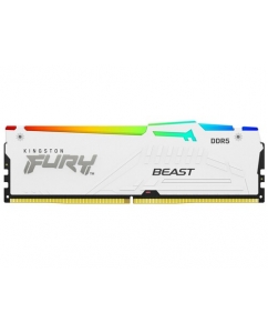 Купить Оперативная память Kingston FURY Beast White RGB [KF560C30BWAK2-64] 64 ГБ в Техноленде