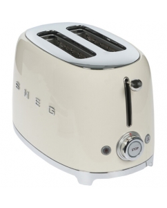 Купить Тостер Smeg TSF01CREU бежевый 950 Вт, тостов - 2, подогрев, размораживание, поддон для крошек в Техноленде