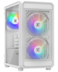 Купить Корпус XASTRA A303M 3FRGB WH [A303M-2FC14F-1FC12F-D-WH] белый в Техноленде