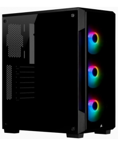 Купить Корпус Corsair iCUE 220T RGB [CC-9011190-WW] черный в Техноленде