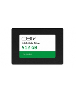Купить 512 ГБ 2.5" SATA накопитель CBR Lite [SSD-512GB-2.5-LT22] в Техноленде
